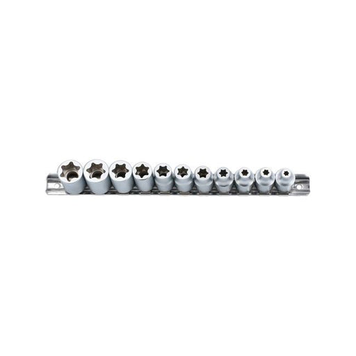 Laser Flat Cut Star Socket Set 3/8"D 11pc 8475 Laser - Dynamic Drive