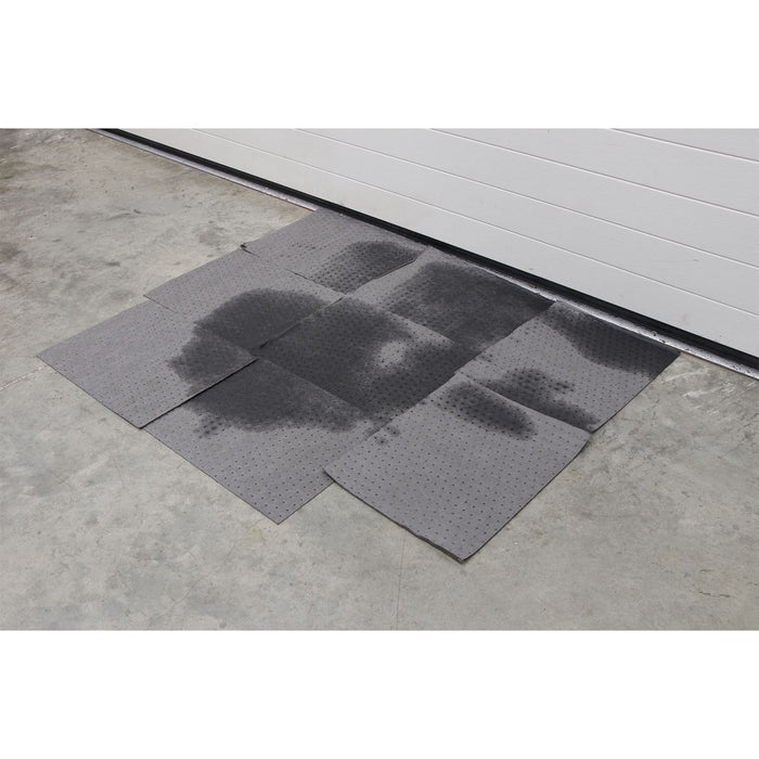 Sealey Spill Absorbent Pad Pack of 100 SAP01 Sealey - Dynamic Drive
