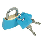 Silverline Hi-Vis Brass Padlocks Set 4pce 20mm Silverline - Dynamic Drive