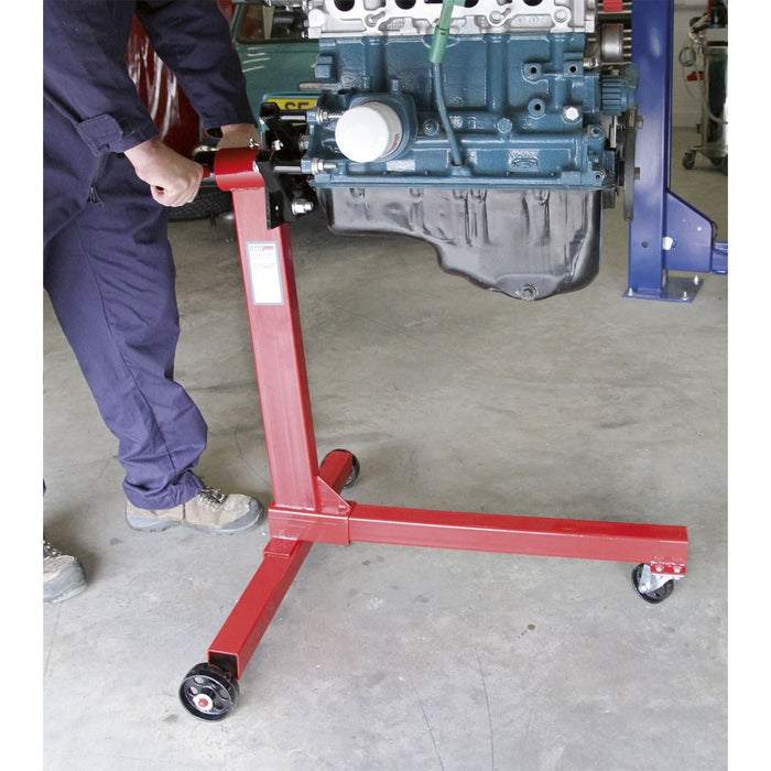 Sealey Engine Stand 350kg ES350 Sealey - Dynamic Drive