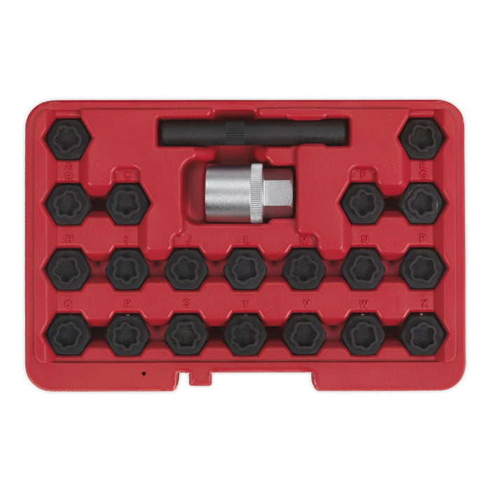 Sealey Locking Wheel Nut Key Set 22pc BMW SX207 Sealey - Dynamic Drive
