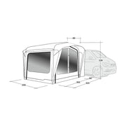 Outwell Crossville 250SA Air Drive-Away Campervan Air Awning 175-200cm Outwell - Dynamic Drive
