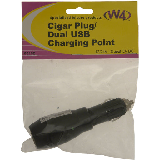 W4 Compact Double Usb Socket 1Xusb-A 1Xusb-C 00162 W4 - Dynamic Drive