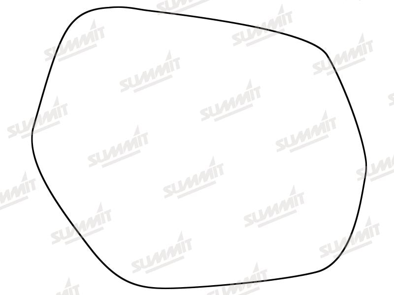 Summit Stick-On Standard Mirror Glass fits Honda HR-V 14 on RHS Summit - Dynamic Drive