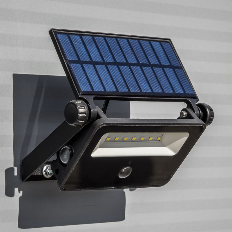 Sealey Extra-Slim Solar Floodlight with Wall Bracket 16W SMD LED LED16S Sealey - Dynamic Drive
