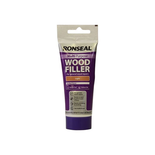 Ronseal Multipurpose Wood Filler Tube Light 100g Ronseal - Dynamic Drive