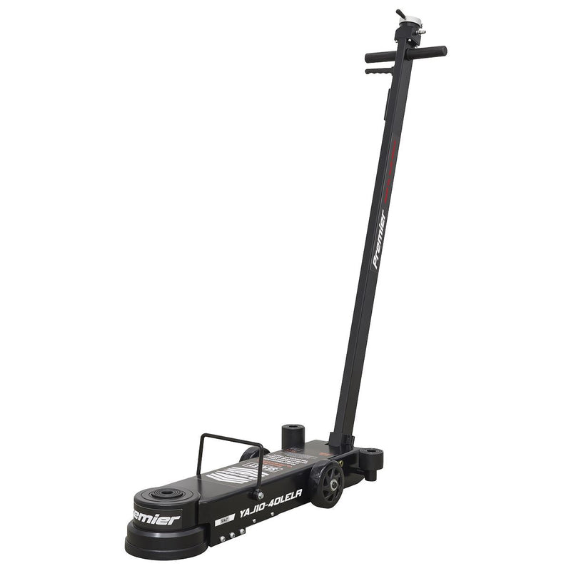 Sealey Air Operated Jack 10-40 Tonne Telescopic Long Reach/Low Profile Sealey - Dynamic Drive