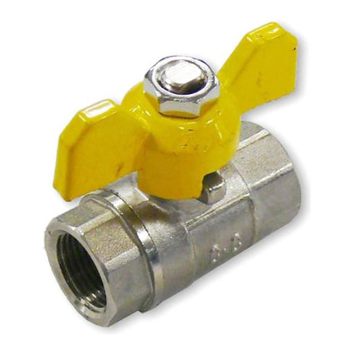 AG Gas Ball Valve Standard Handle 1/2" BSP Female Ports Caravan/Motorhome AG - Dynamic Drive