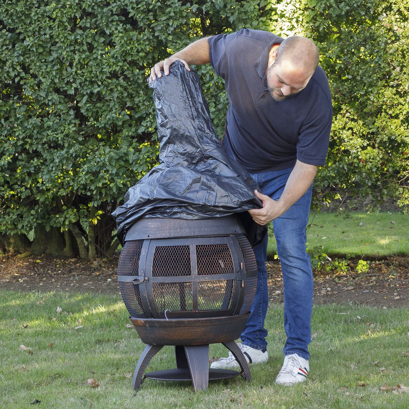 Dellonda PVC Water-Resistant, Heavy-Duty Firepit Cover for DG112 Dellonda  - Dynamic Drive