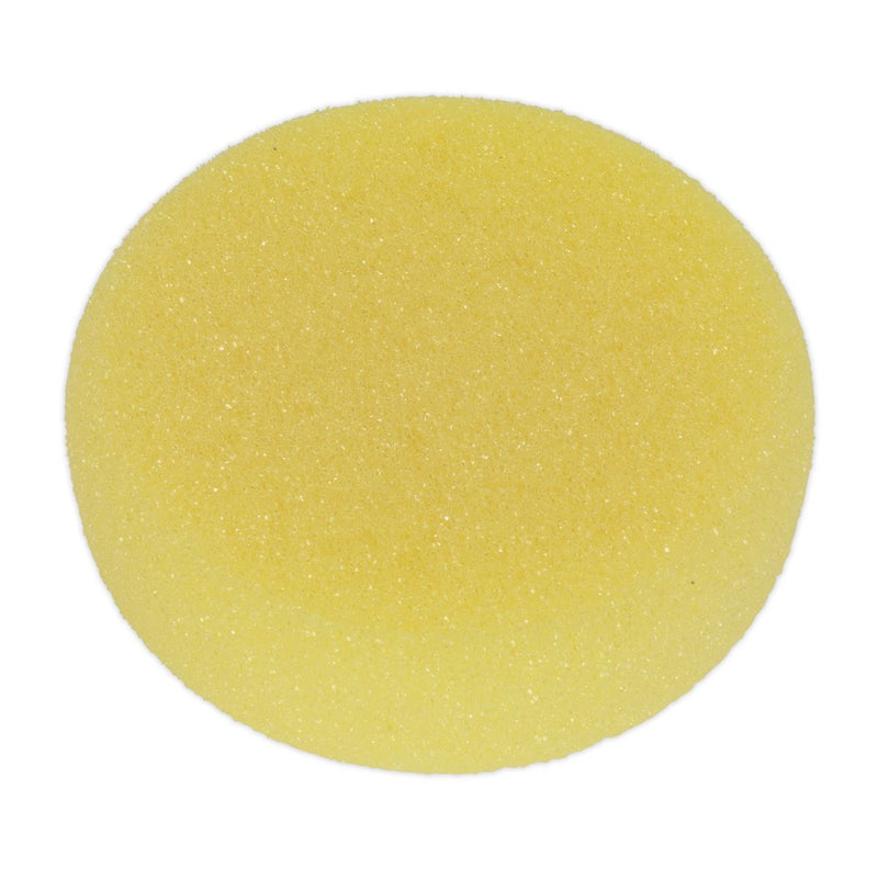 Sealey Buffing & Polishing Foam Head Hook-and-Loop150 x 50mm Yellow/Coarse Sealey - Dynamic Drive