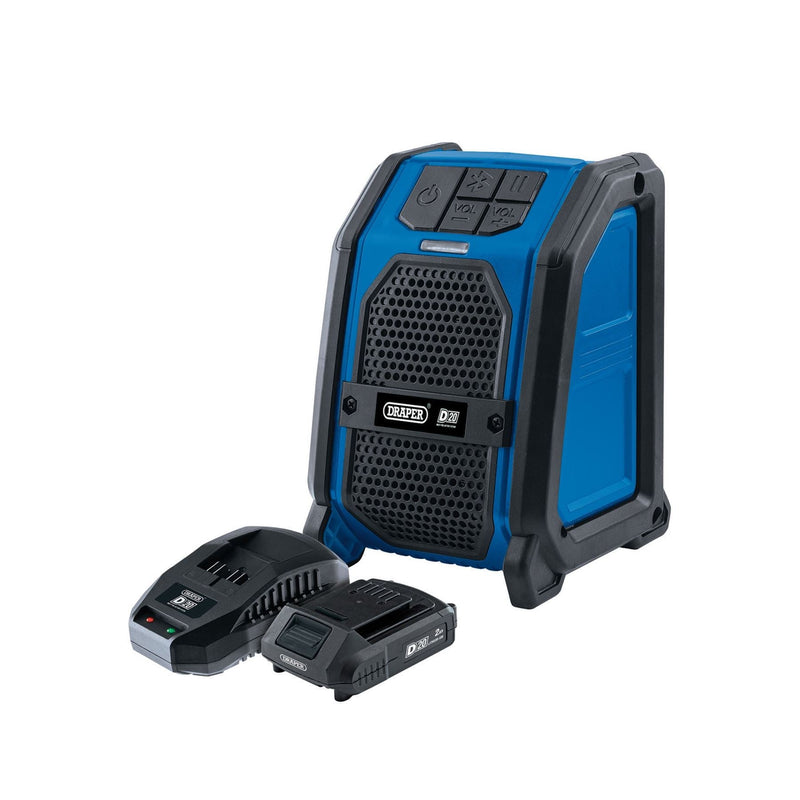 Draper D20 20V Wireless Speaker Kit (3 Piece) 04758 Draper - Dynamic Drive