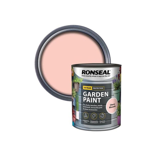 Ronseal Garden Paint Cherry Blossom 750ml Ronseal - Dynamic Drive