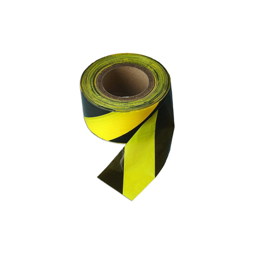 Connect Black & Yellow Barrier Tape 75mm x 500m Non Adhesive 1pc 35364 Tool Connection - Dynamic Drive