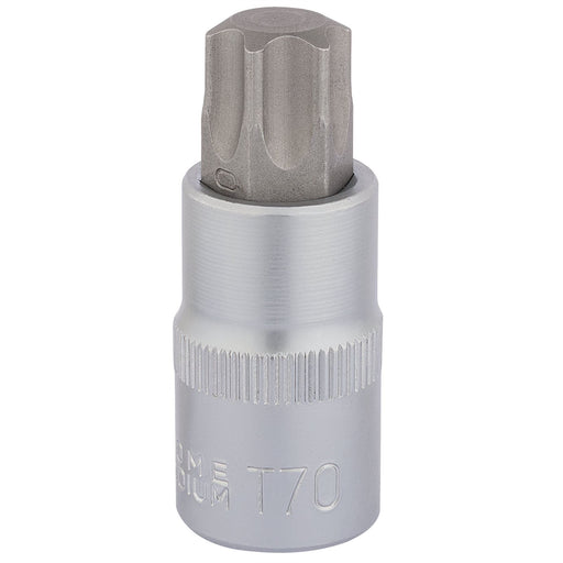 Draper TX-STAR Socket Bit, 1/2" Sq. Dr., T70 x 55mm 16325 Draper - Dynamic Drive