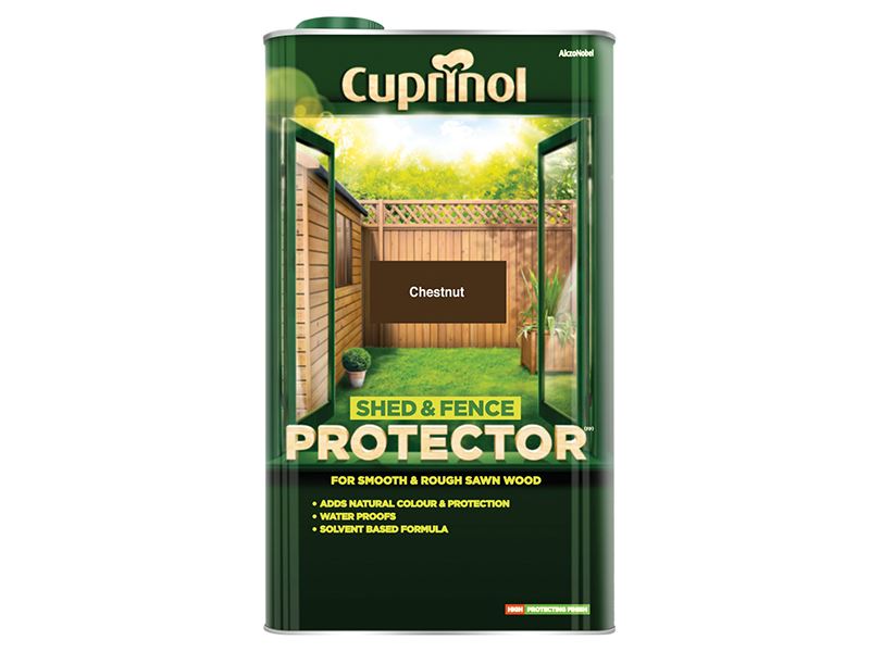 Cuprinol Shed & Fence Protector Chestnut 5 litre Cuprinol - Dynamic Drive