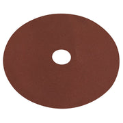 Sealey Fibre Backed Disc100mm 80Grit Pack of 25 WSD480 Sealey - Dynamic Drive