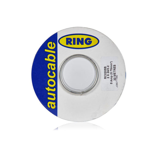 Ring Automotive RC0205B Cables, 2 x 9/0.30 mm, 30 m, Black Ring Automotive - Dynamic Drive