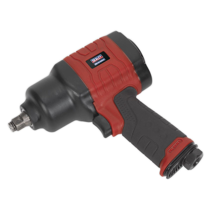 Sealey Composite Air Impact Wrench 1/2"Sq Drive Twin Hammer GSA6002 Sealey - Dynamic Drive