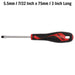 Teng Tools Flat Screwdriver 1.0 x 5.5 x 75mm S Teng Tools - Dynamic Drive