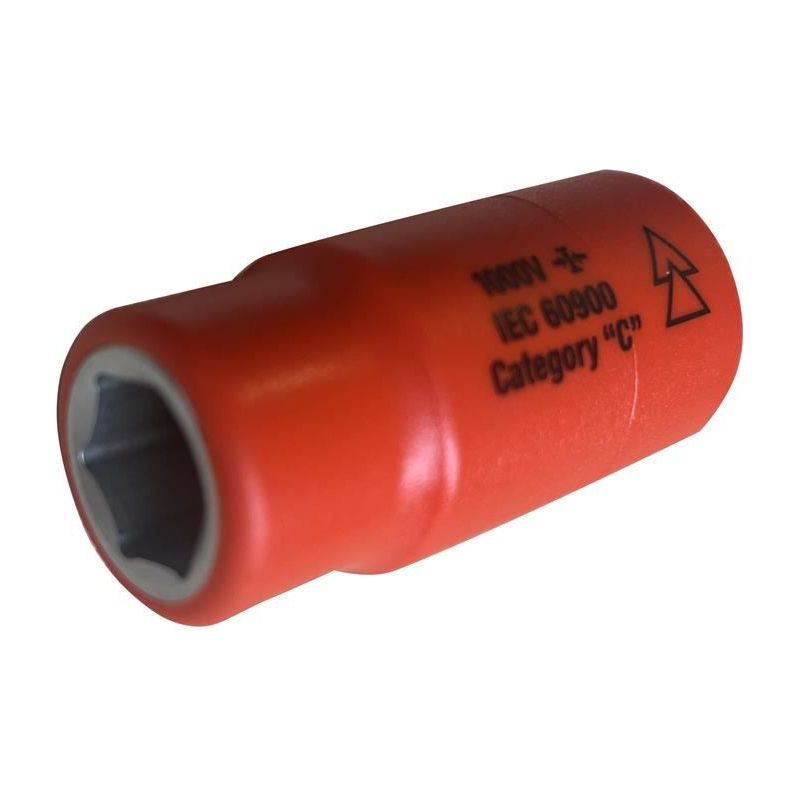 Itl Insulated Insulated 1/2in Drive Socket (6 Point) 14mm ITL Insulated - Dynamic Drive