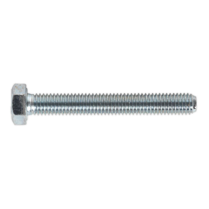 Sealey HT Setscrew M8 x 60mm 8.8 Zinc Pack of 50 SS860 Sealey - Dynamic Drive