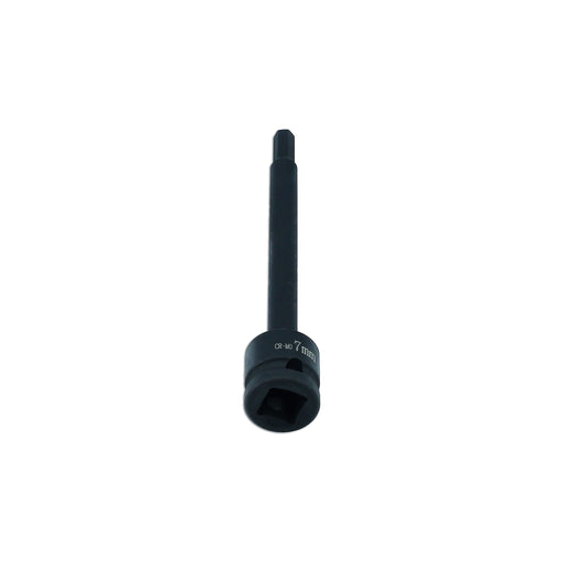 Laser Extra Long Impact Hex Bit 1/2"D 7mm 8583 Laser - Dynamic Drive