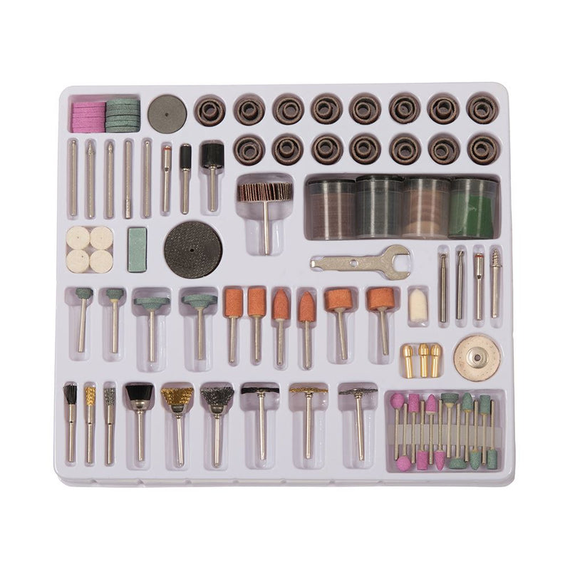Silverline Rotary Tool Accessory Kit 216pce 3.17mm Mandrel Silverline - Dynamic Drive