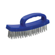 Silverline D-Handle Wire Brush 4 Row Silverline - Dynamic Drive