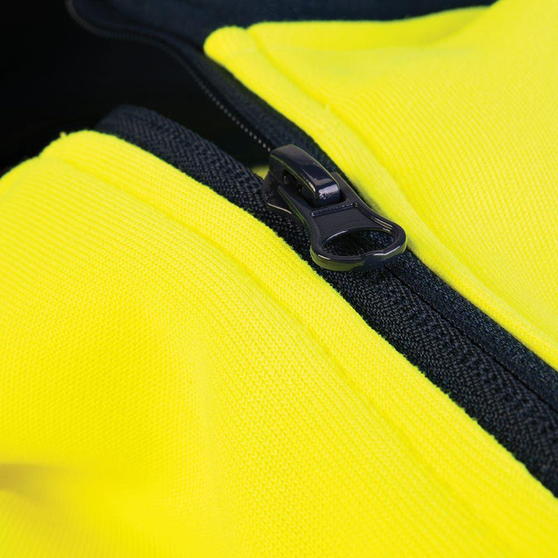 Tough Grit Hi-Vis 2-Tone Sweatshirt Yellow/Navy M Tough Grit - Dynamic Drive