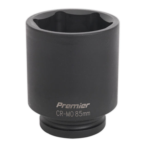 Sealey Impact Socket 85mm Deep 1"Sq Drive IS185D Sealey - Dynamic Drive