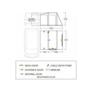 Vango Kela Pro Air Low Drive Away Awning (180 - 210cm) Campervan Vango - Dynamic Drive