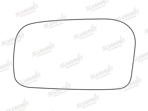 Summit Stick-On Standard Mirror Glass fits Nissan Sunny LHS Summit - Dynamic Drive