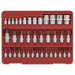 Sealey TRX-Star* & Security Socket Bit Set 38pc 1/4",3/8"&1/2"Sq Dr AK6197 Sealey  - Dynamic Drive