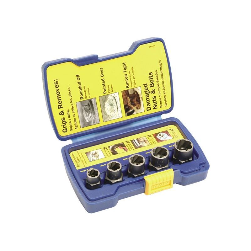 Irwin® Bolt Grip Fastener Remover Base Set, 5 Piece IRWIN® - Dynamic Drive
