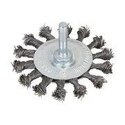 Bluespot Tools Flat Twist Knot Wire Wheel 75mm BlueSpot Tools - Dynamic Drive