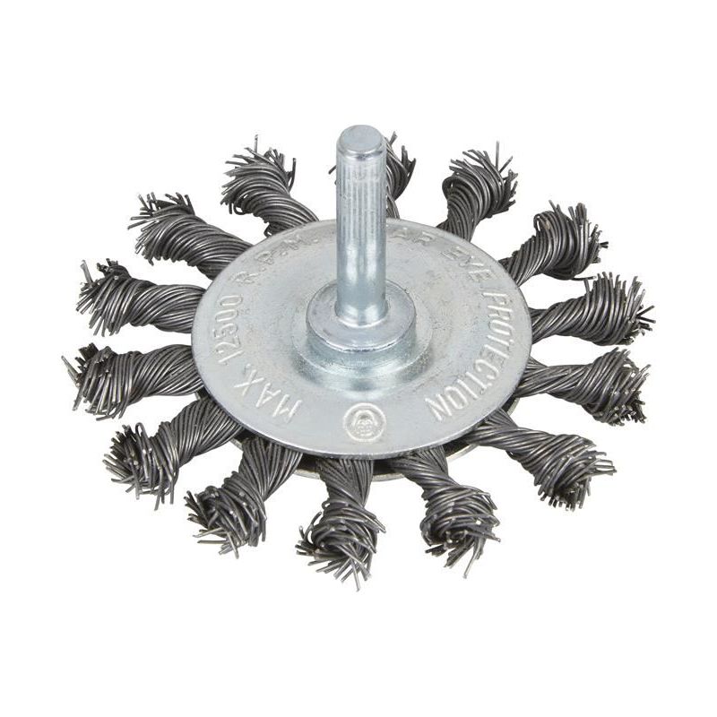 Bluespot Tools Flat Twist Knot Wire Wheel 75mm BlueSpot Tools - Dynamic Drive