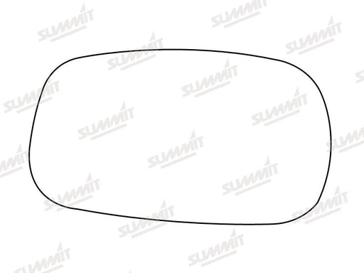 Summit Stick-On Standard Mirror Glass fits Nissan Micra RHS Summit - Dynamic Drive