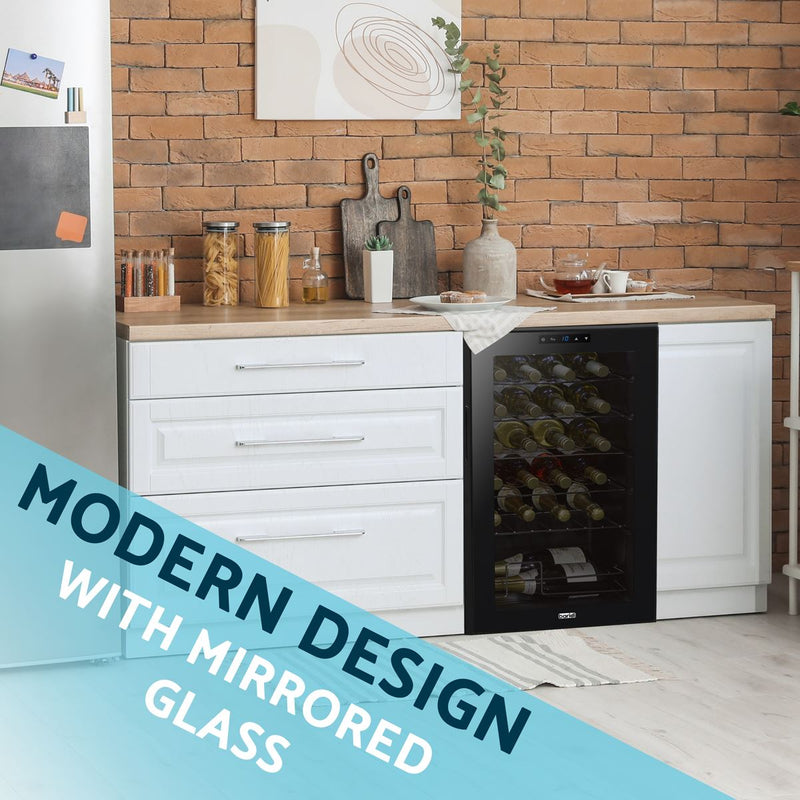 Baridi 24 Bottle Tabletop Wine Fridge & Cooler DH9 Baridi - Dynamic Drive