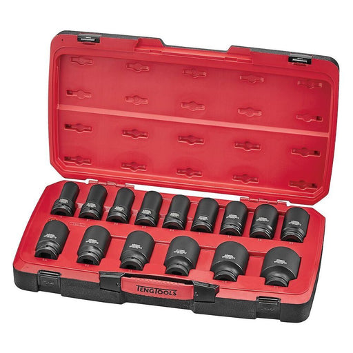 Teng Tools MECCA PRO 3/4" Deep Impact Socket Set DIN 17 Pieces Teng Tools - Dynamic Drive