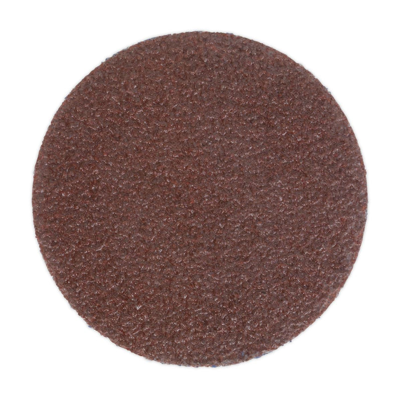 Sealey Quick-Change Sanding Disc50mm 60Grit Pack of 10 PTCQC5060 Sealey - Dynamic Drive