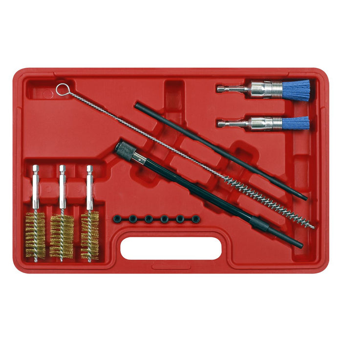 Sealey Cleaning Brush Set Injector Bore 14pc VS1900 Sealey - Dynamic Drive
