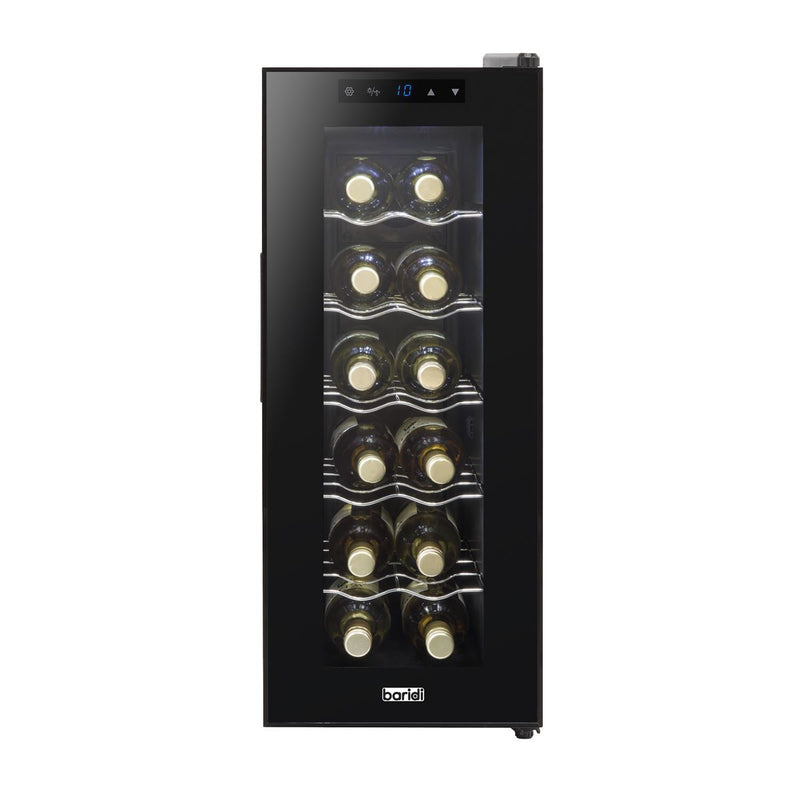 Baridi 12 Bottle Wine Fridge & Cooler - Black DH73 Baridi - Dynamic Drive