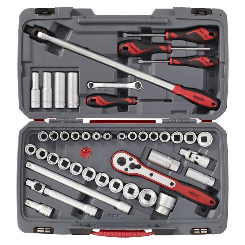 Teng Tools MECCA PRO 1/2" Socket & Tool Set mm/AF 44 Pieces Teng Tools - Dynamic Drive