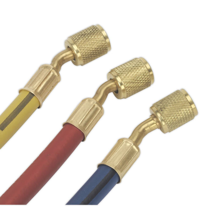Sealey Air Conditioning System Manifold with Sight Glass VSAC002 Sealey - Dynamic Drive