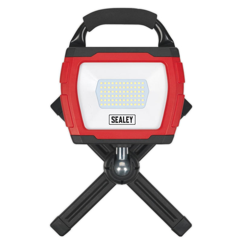 Sealey Rechargeable 360 Floodlight 36W SMD LED Portable Red Lithium-ion Sealey - Dynamic Drive
