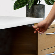 Dellonda Single Motor Adjustable-Height Electric Sit/Stand Desk - White Desktop Dellonda - Dynamic Drive
