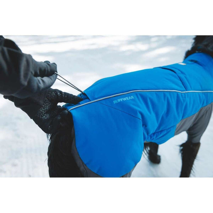 Ruffwear Vert Coverall Dog Snow Suit in Blue Pool (X Small) Ruffwear - Dynamic Drive