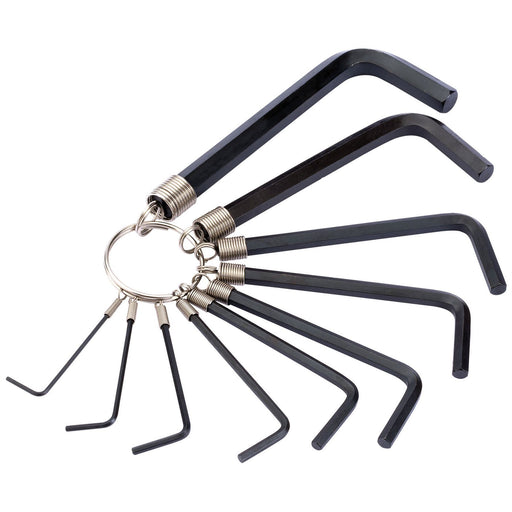 Draper Metric Hexagon Key Set (10 Piece) 33655 Draper - Dynamic Drive
