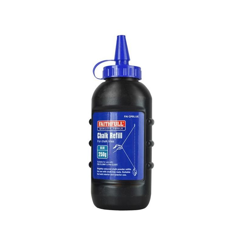 Faithfull Chalk Powder Blue 250g Faithfull - Dynamic Drive