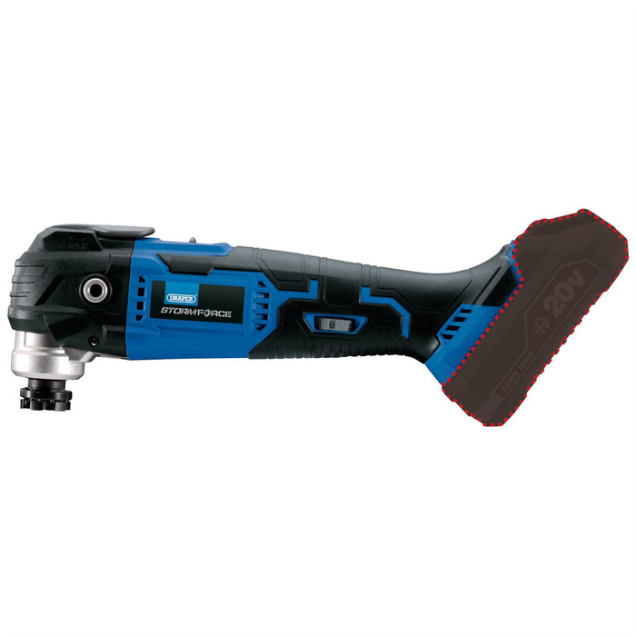 Draper Storm Force 20V Oscillating Multi-Tool (Sold Bare) 89482 Draper - Dynamic Drive